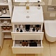 Style Line Мебель для ванной Даймонд 70 Люкс белая, PLUS подвесная – фотография-19